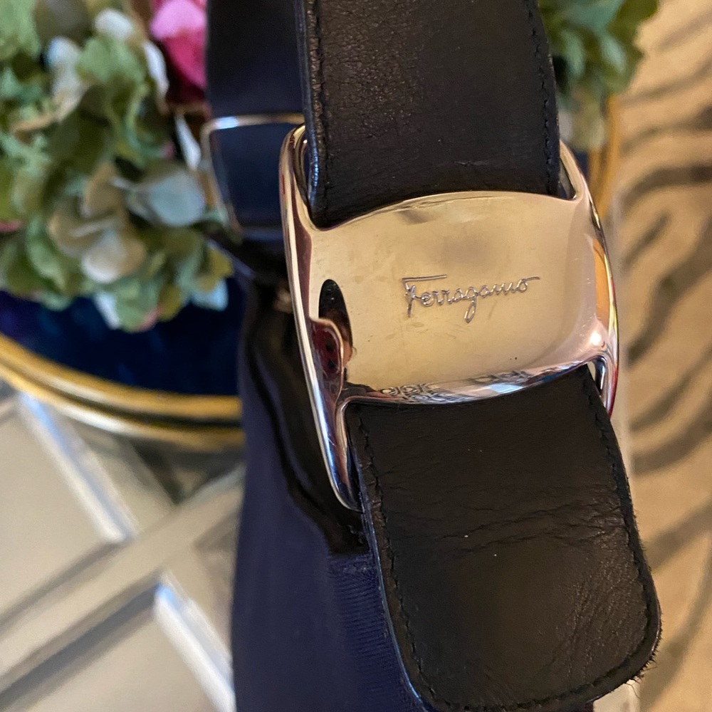 Salvatore Ferregamo canvas bag